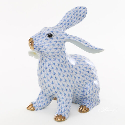 Bunny with Flower blue fishnet 5542-0-00 VHB