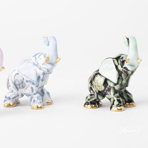 Herend Elephant babies Jardin Zoologique 15266