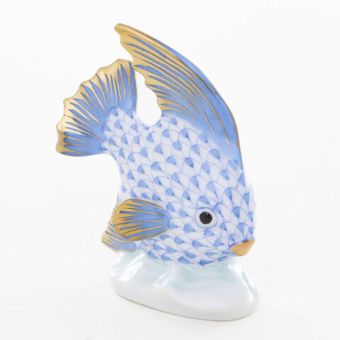 Herend Fish Blue fishnet 5295-0-00 VHBM