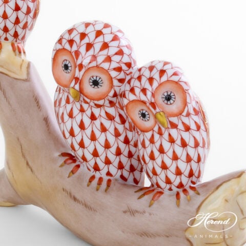Herend Owls on Branch 5328-0-00 VHM+C