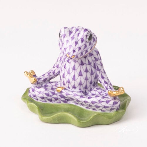 Meditating Frog Lilac Fishnet 5793-0-00 VHL