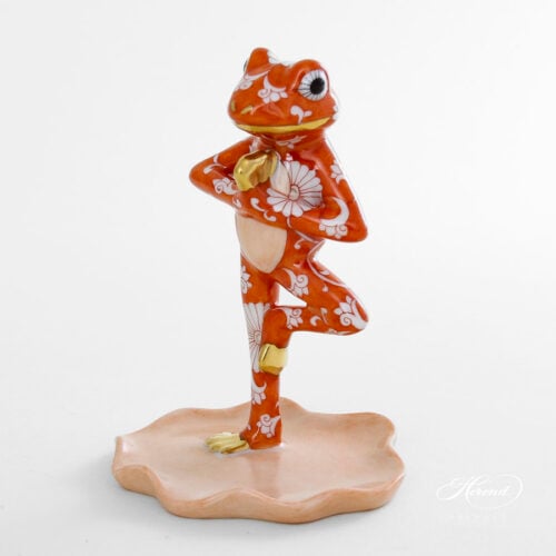 Yoga Frog figurine Tree pose 16001-0-00 CHRY